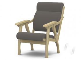 Кресло Вега-10 (бесцветный лак/ULTRA STONE) в Стрелке - strelka.katalogmebeli.com | фото