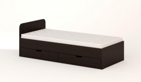 Кровать с ящиками 900 (Венге) в Стрелке - strelka.katalogmebeli.com | фото