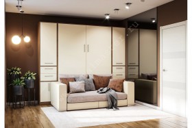 Шкаф-кровать с диваном Злата в Стрелке - strelka.katalogmebeli.com | фото